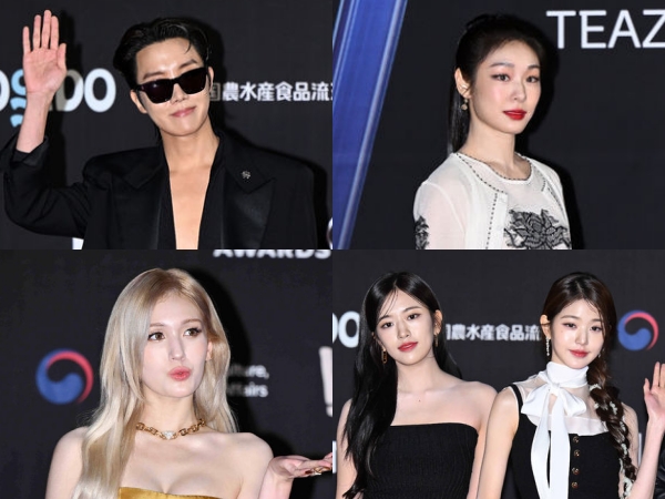 BTSに結婚発表したキム・ヨナも！MAMAのレッドカーペットに豪華スターが大集合【PHOTO】
